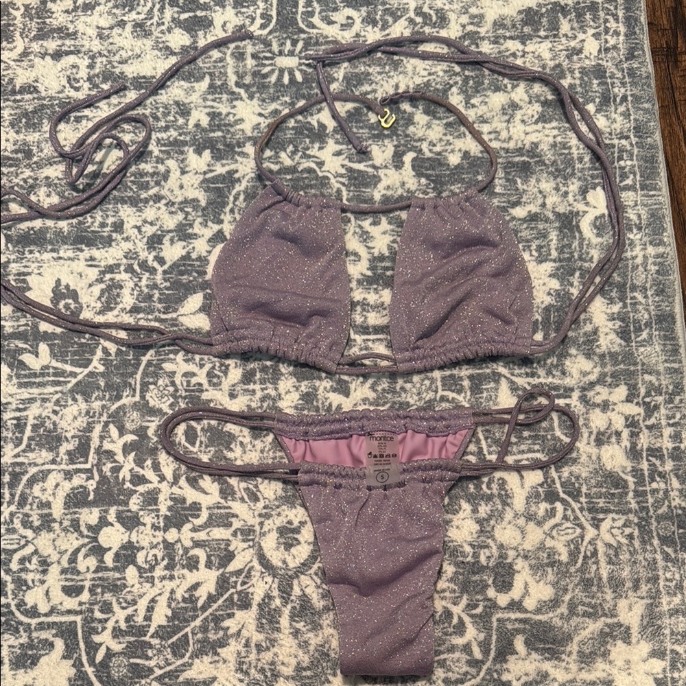 Montce Disco Sparkle Purple Bikini
